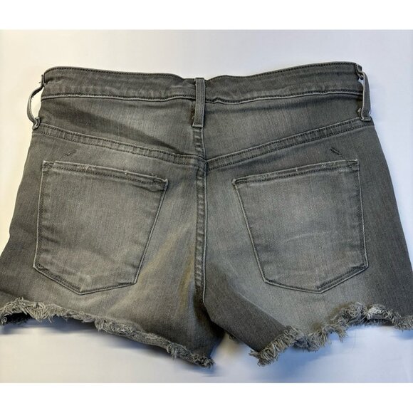 Vintage Y2K (2000s) gray Denim Jean Shorts (size 2) - Picture 4 of 7
